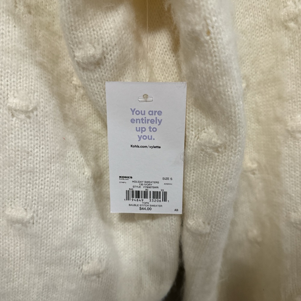 size small sweater